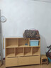 慕加（MUJIA）實(shí)木書(shū)柜置物柜一體靠墻儲物柜客廳沙發(fā)隔斷柜中古邊柜收納柜子 【生態(tài)板】嶼山色120*30cm同色系 曬單實(shí)拍圖