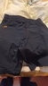 龍牙龍牙新款休閑短褲隱躍輕量短褲加強版純色黑色短褲男款夏季 極夜黑 165/76B(125斤以?xún)? 曬單實(shí)拍圖