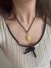MERCANTIA金包銀吊墜大日如來佛祖佛頭項鏈999足金項鏈生日送媽媽女友送禮 大日如來佛祖佛頭15g金重約0.6g 曬單實拍圖