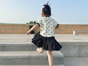LUSON小O寶Okids童裝 寶寶花苞半裙女蝴蝶結(jié)2025夏季新款公主女童短裙 曬單實(shí)拍圖