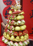 優(yōu)膳坊（YOUSHANFANG）壽桃饅頭送老人生日禮物中式蛋糕花餑餑長(zhǎng)輩80過(guò)壽賀70祝壽包花饃 八層高端（1大88?。?曬單實(shí)拍圖