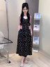 唐菓蜜碎花吊帶連衣裙女2025春夏新款女裝法式甜美溫柔風顯瘦套裝裙子 粉色開衫+碎花吊帶裙 M 曬單實拍圖