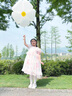 安妮優(yōu)兒女童公主裙夏裝洋氣兒童洛麗塔網(wǎng)紗裙女孩泡泡袖連衣裙 粉色  150 曬單實(shí)拍圖
