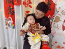 迪士尼周歲禮服男寶寶抓周衣服2025新款兒童洋氣套裝新中式生日嬰兒唐裝 醒獅春秋款【6件套 衣 褲 帽 鞋 襪 鎖】 80 L-80 建議（6-12個(gè)月） 曬單實(shí)拍圖