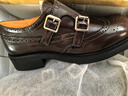 百思圖2025春季新款潮酷復古英倫風(fēng)布洛克牛津鞋皮鞋女鞋CD462AM5 棕色 37 曬單實(shí)拍圖