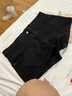 夏雨瑤黑色熱辣牛仔短褲女辣妹2025年夏季新款彈力緊身顯瘦低腰熱褲子女 黑色 L 曬單實(shí)拍圖