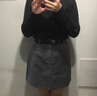 紅蜻蜓防走光西裝短裙女2025夏季新款百搭a字裙包臀裙半身裙子 灰色短裙 M 【98-107斤】 曬單實拍圖