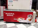 澳柯瑪（AUCMA）商用臥式雪糕柜 冷凍柜保鮮柜 商用展示柜市便利店雪糕冰淇淋冷柜陳列柜 【弧形玻璃門(mén)】661升丨SD-661 曬單實(shí)拍圖