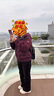卡帕（Kappa）背靠背運動(dòng)輕薄羽絨服外套女2025新款冬季連帽防寒服潮 K0E82YY29 暗夜藍黑-906 L 曬單實(shí)拍圖