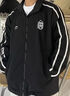 李寧防風(fēng)防潑水運動(dòng)風(fēng)衣男子春季運動(dòng)生活系列復古時(shí)尚防曬休閑外套 【立領(lǐng)徽章款】黑色433-1 【新年款】 M (男170) 曬單實(shí)拍圖