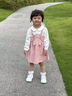 戴維貝拉（DAVE＆BELLA）女童拼接連衣裙女寶寶公主裙2025秋裝新款幼兒童裙洋氣小童裙子 粉色【現貨】 73 cm（建議身高66-73cm） 曬單實(shí)拍圖
