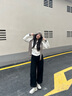 百田森頭層牛皮休閑鞋女款2025新款小白鞋厚底增高運(yùn)動(dòng)鞋軟底鞋 奶油白 38 (240mm) 曬單實(shí)拍圖
