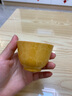 古帛扒花粉彩五彩元寶蓋碗高檔景德鎮手工三才蓋碗家用茶碗送禮功夫茶 黃色（富貴） 曬單實(shí)拍圖