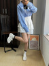康莉芭蕾德訓鞋女2025年春季新款小白鞋軟底不累腳阿甘鞋休閑鞋子 米白色/灰色 38 (240mm) 曬單實拍圖