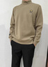 皮爾卡丹（pierre cardin）2025新款秋冬裝半高領(lǐng)衛(wèi)衣男長(zhǎng)袖打底衫修身內(nèi)搭上衣男士t恤休閑 802米色 常規(guī) M 建議 100-120斤 曬單實(shí)拍圖