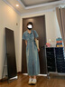 莫代爾法式polo牛仔連衣裙女2025夏季新款港風(fēng)高級感小個(gè)子顯高開(kāi)衩長(cháng)裙 藍色 XL 高品質(zhì)現貨 曬單實(shí)拍圖
