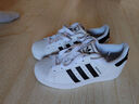 adidas阿迪達(dá)斯三葉草男鞋女鞋板鞋 25夏季新款情侶金標(biāo)貝殼休閑鞋子女 白色貝殼頭黑標(biāo)IH8659&JQ4098 37 曬單實(shí)拍圖