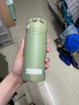 膳魔師（THERMOS）2023新款日本保溫杯男女便攜不銹鋼超輕可愛(ài)水杯子 冰綠色JNL-S IG350ml24新款 曬單實(shí)拍圖