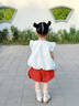 優(yōu)奇女童夏裝套裝2026新款洋氣時(shí)髦兒童衣服寶寶小女孩短袖兩件套夏季 小蘑菇套裝 80 曬單實(shí)拍圖
