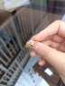 中國黃金（CHINA GOLD）黃金戒指女款立體百搭足金愛(ài)心固口指環(huán)節日生日禮物送女友愛(ài)人 愛(ài)心戒指 約0.7g 圈號16 曬單實(shí)拍圖
