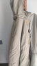 馬登工裝 美式復(fù)古PCU連帽棉服戶外登山中長款派克服加厚棉襖大衣男冬 卡其色 L 曬單實(shí)拍圖