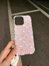 鑒百伊 少女心可愛Kitty貓帶搖搖樂支架適用iphone16pro手機殼蘋果15保護套14全包防摔13新款外殼 滿屏波點Kitty貓【單殼】 iPhone 16 曬單實拍圖