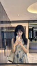 舒芳蝶（shufangdie）韓系春夏穿搭套裝女2025新款復(fù)古風(fēng)短款牛仔外套印花連衣裙兩件套 藍(lán)色牛仔外套+背心連衣裙 M 曬單實(shí)拍圖