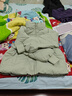 茵曼（INMAN）【立領(lǐng)防風(fēng)羽絨服】冬季寬松時(shí)尚小個(gè)子面包服鴨絨保暖短外套 薄荷綠-K18448031 XL 曬單實(shí)拍圖