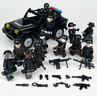 赟婭積木幽靈特警人仔警察軍事吉普車(chē)中國(guó)特種兵男孩生日禮物 全套特警【24人】+武器+吉普車(chē) 曬單實(shí)拍圖
