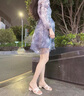 百麗踏2025新款拖鞋女夏外穿粗跟網紅涼拖鞋女中跟高跟時尚一字拖ins潮 米白色 37 網紅涼拖鞋 曬單實拍圖