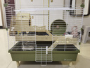 寵尚天倉鼠籠子58基礎籠三層平臺金絲熊豪華超大別墅寵物造景超大籠 簡(jiǎn)扣倉鼠籠 圣誕綠 【套餐三】 曬單實(shí)拍圖