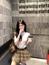 圣保美小個(gè)子連衣裙夏季女裝2025新款a字半身裙子夏天兩件套短裙百褶裙 套裝【上衣+裙子】 M 碼 曬單實(shí)拍圖