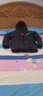李寧防潑水短羽絨服男子春季80%鴨絨健身連帽運(yùn)動(dòng)外套AYMU079 黑色(079款)-1 M 曬單實(shí)拍圖