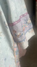 旗鉑旗袍女童格格服春季新款漢服 相思意藍(lán)紫+圍脖（不含手帕） 130  曬單實(shí)拍圖