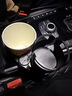 百臣車(chē)載水壺架車(chē)內折疊水杯架車(chē)門(mén)固定掛式車(chē)用折疊茶杯座煙灰缸飲料 碳纖黑【通用普通底座】 曬單實(shí)拍圖