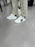 LRTH增高鞋男秋季情侶小白鞋男女韓版潮流厚底板鞋輕便百搭休閑運動(dòng)鞋 白/黑印花（增高6cm) 41 曬單實(shí)拍圖