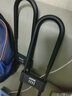 征邦德國密碼掛鎖玻璃門防水防銹鎖門鎖u型鎖鎖具鎖家用加長防盜 U型密碼鎖-黑色27厘米【短款】 曬單實拍圖