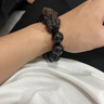 紀(jì)梵蒂 GEFIODEY黑曜石貔貅手鏈?zhǔn)执信钐烊徊屎缪畚耐媸詹丶壉久甓Y物送老公 彩眼黑曜石貔貅手串【18mm】 曬單實(shí)拍圖