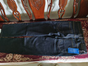 真維斯（JEANSWEST）牛仔褲男加絨2025冬季輕商直筒修身保暖牛仔長(cháng)褲男黑色加絨30 曬單實(shí)拍圖