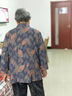 音藻老年夏裝女60-70歲奶奶款媽媽夏季套裝老人女裝春秋款衣服薄款80 綠色上衣+褲子 2XL 建議100-115斤 曬單實拍圖
