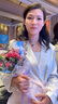 安依蓮高端職業(yè)裝女裝西裝套裝春秋季新款時尚純色通勤正裝西服兩件套裝 白色西裝+9903西褲 M 曬單實拍圖