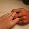 BOEAY如一情侶戒指女款純銀對(duì)戒表白鐘久久求婚表白戒指送女朋友送老婆 如一情侶戒指/免費(fèi)刻字 曬單實(shí)拍圖