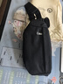 金利來(lái)（Goldlion）男士胸包2025夏季新款大容量牛津布腰包男休閑時(shí)尚多功能斜挎包包 黑色 小包 曬單實(shí)拍圖