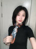 SOMUBAY 章若楠同款絲巾女2025春夏搭配襯衫領(lǐng)巾圍脖腰果百搭系脖方巾絲 藏青色【章若楠同款高端定制】 曬單實(shí)拍圖