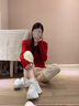 CFCW品牌厚底老爹鞋女軟底百搭女鞋新品時尚小白鞋舒適輕便運動休閑鞋 白色 YBQB單里 34 曬單實拍圖
