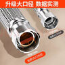 七?！镜聡考哟诌M(jìn)水軟管大流量冷熱馬桶熱水器4分高壓防爆連接水管 80cm【4分加粗軟管】 曬單實(shí)拍圖