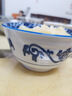 中式青花瓷吃飯碗10個(gè)套裝家用小碗釉下彩餐具防燙復(fù)古拉面碗中碗 4.5英寸碗【10個(gè)】 曬單實(shí)拍圖