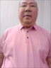 花花公子高檔桑蠶絲短袖t恤男2025夏季薄款中老年爸爸裝高端品牌大碼體恤 紅色 無痕順滑 L 175碼-建議120到140斤 曬單實拍圖