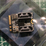 CC M2轉SATA3.0 擴展KEY A+E WIFI的M.2轉SATA硬盤(pán) 轉接卡JMS582 曬單實(shí)拍圖