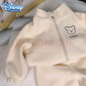 G.DUCKKIDS兒童嬰兒秋冬款衣服雙面奧利絨加厚套裝小童寶寶洋氣保暖兩件套 BABY-米白色【兩件套】 90 建議身高75-85CM 曬單實拍圖